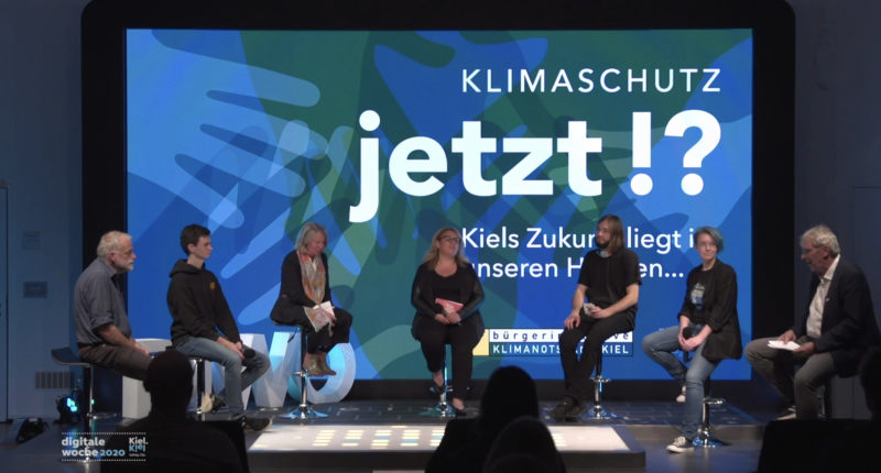 Klimaschutz -jetzt!? – Podiumsdiskussion auf der Digitalen Woche Kiel
